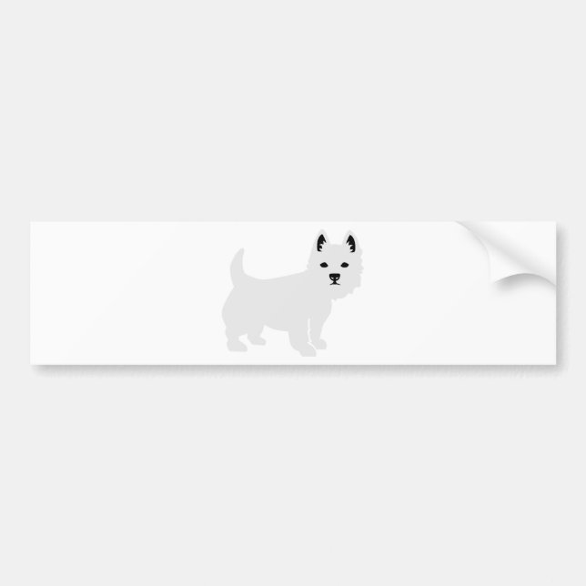 Westie Bildekal (Framsidan)