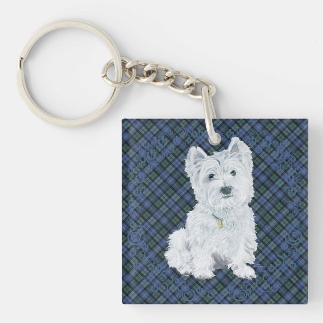 Westie Black Watch Tartan (Framsidan)