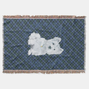 Westie Black Watch Tartan Filt