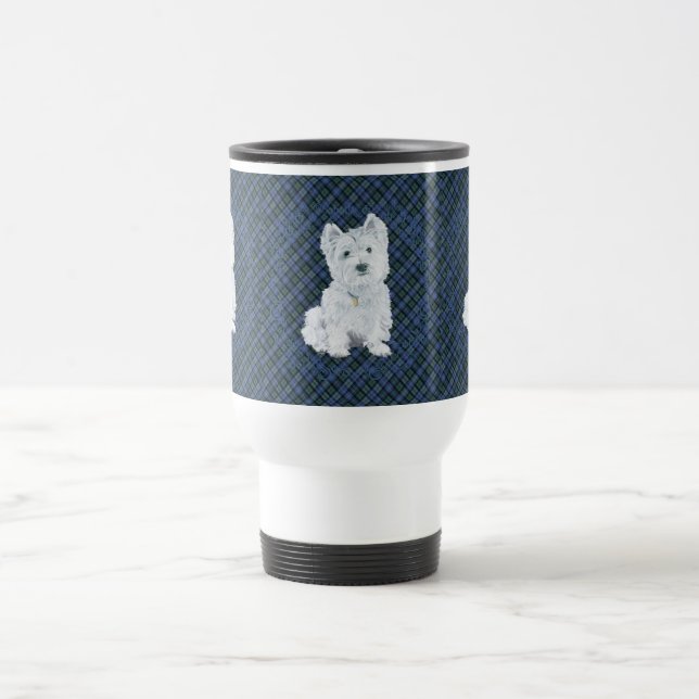 Westie Black Watch Tartan Resemugg (Center)