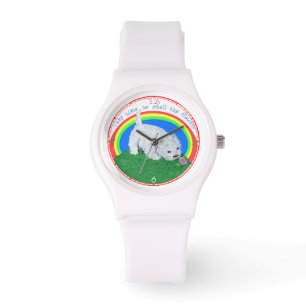 Westie Blommor Armbandsur