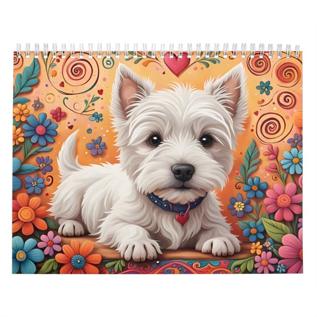 Westie Calendar 2024 Kalender (Omslag)