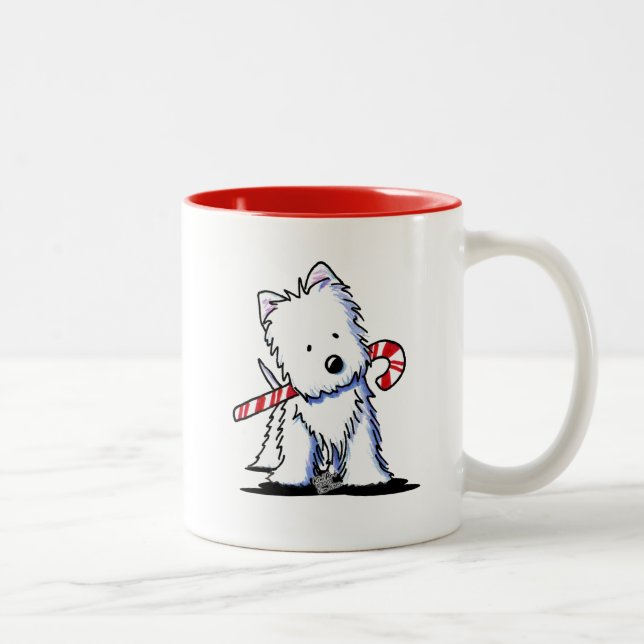 Westie Candy cane Cutie Mugg (Höger)