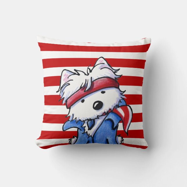 Westie Chef American MoJo Pillows Kudde (Framsida)