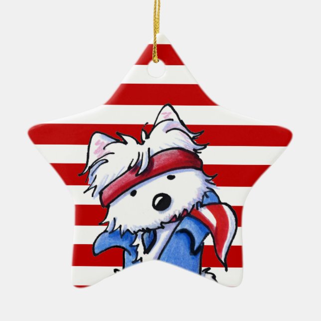 Westie Chef Ornament (Framsidan)