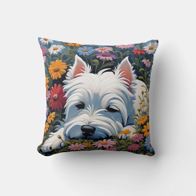 Westie Cushion Kudde (Framsida)