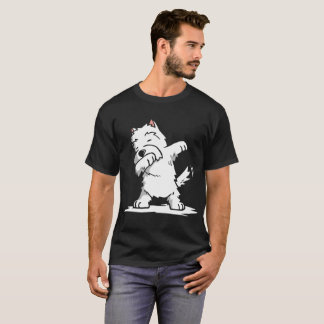 Westie Dabbing hundar T Shirt