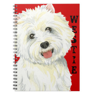 Westie Färg Block Anteckningsbok
