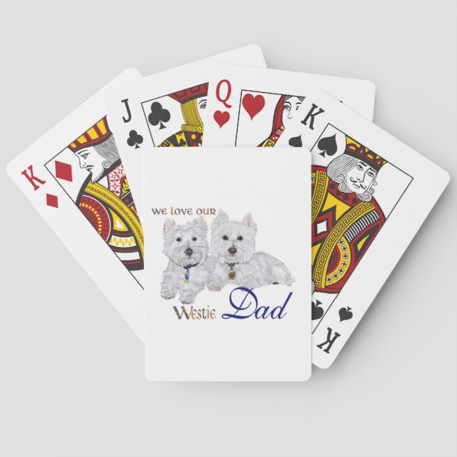 Westie Fars Dag Casinokort (Baksidan)