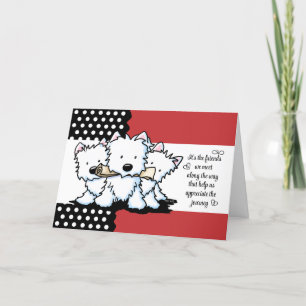 Westie Friends Tack Kort