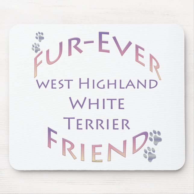 Westie Furever Friend Musmatta (Framsidan)