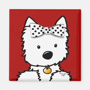 Westie Girl Magnet