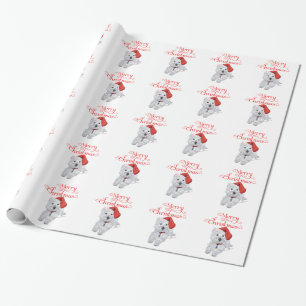 Westie God Jul Presentpapper