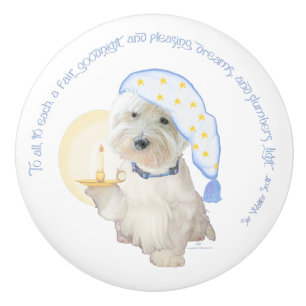 Westie Godnatt Knopp