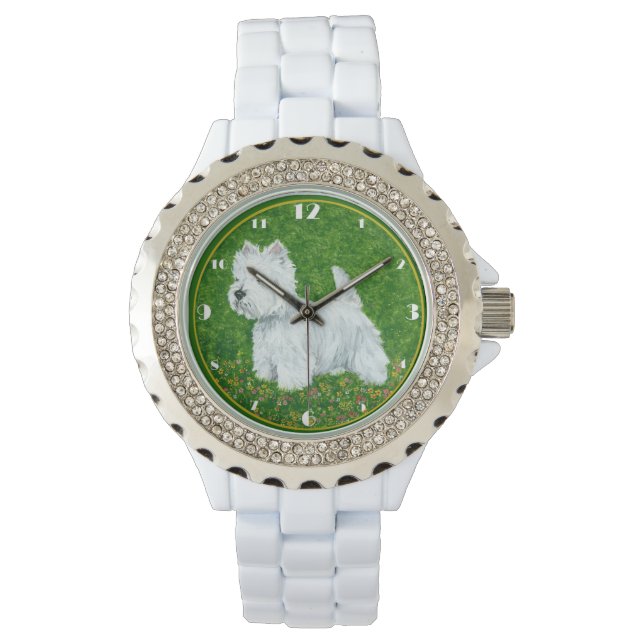 Westie Greengrass Armbandsur (Framsida)