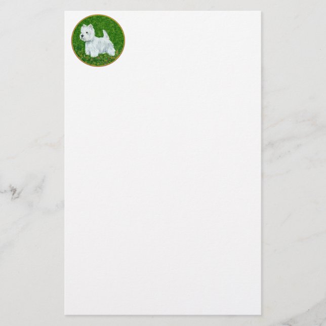 Westie Greengrass Brevpapper (Framsida)