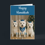Westie Hanukkah-kort - tomt Kort<br><div class="desc">Westie Hanukkah Greeting Card. Underbar för födelsedag eller bara för att säga hej! Underbar även för Hund Mammor och Hund!</div>