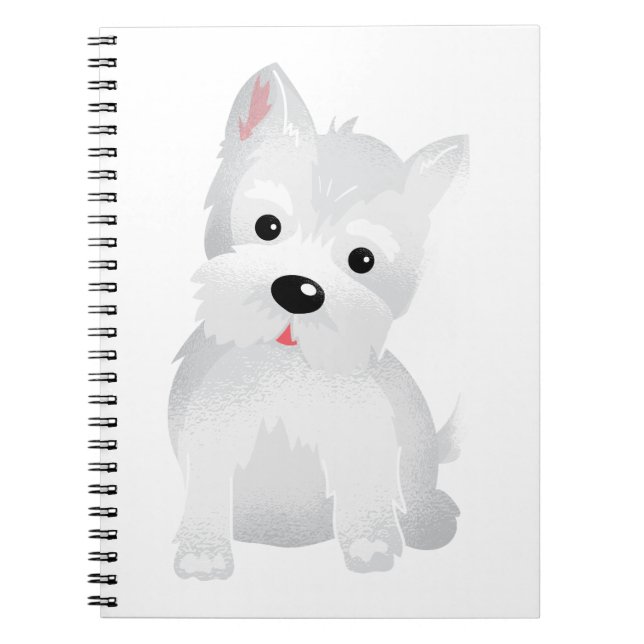 Westie hund anteckningsbok (Framsidan)