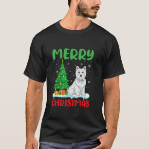 Westie Hund Julafton Sweater Manar Women Ugly Chri T Shirt