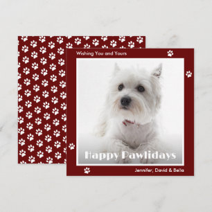Westie Hund Photo Julkort