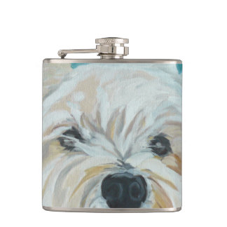 Westie hundflaska fickplunta