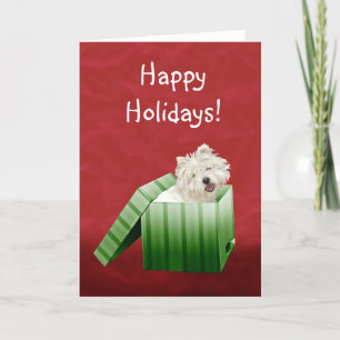 Westie Jul Helgkort