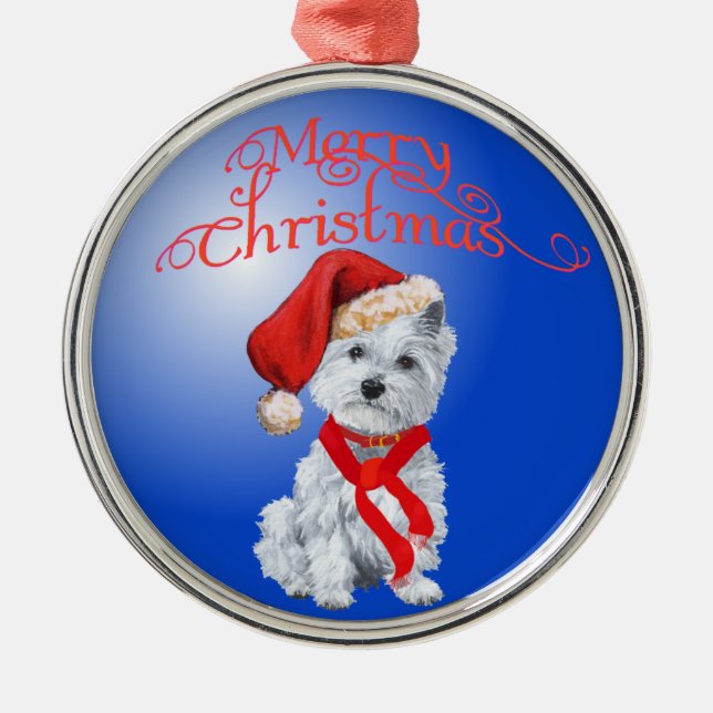 Westie Jul Ornament (Framsidan)