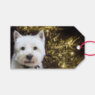 Westie jul presentetikett