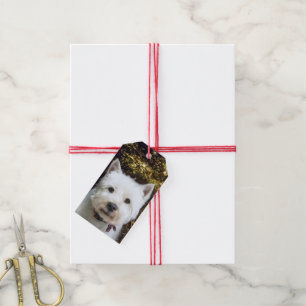 Westie jul presentetikett