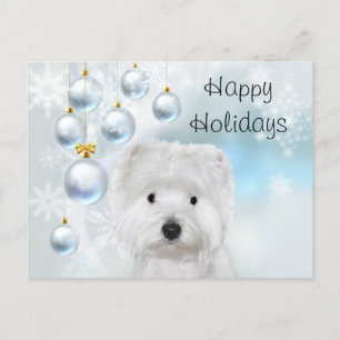 Westie Jul Vykort