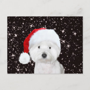 Westie Jul Vykort