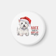 Westie Julmagnet