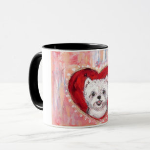 Westie kärlek mugg