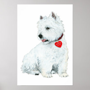 Westie Kärlek Poster