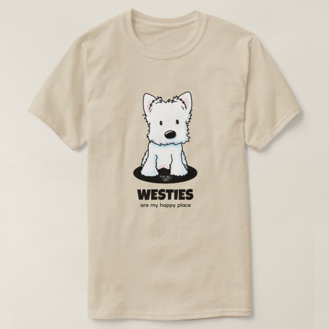 Westie KiniArt T-Shirt (Design framsida)