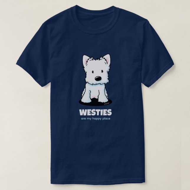 Westie KiniArt T-Shirt (Design framsida)
