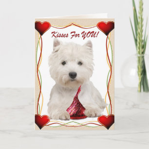 Westie Kisses åt dig Kort