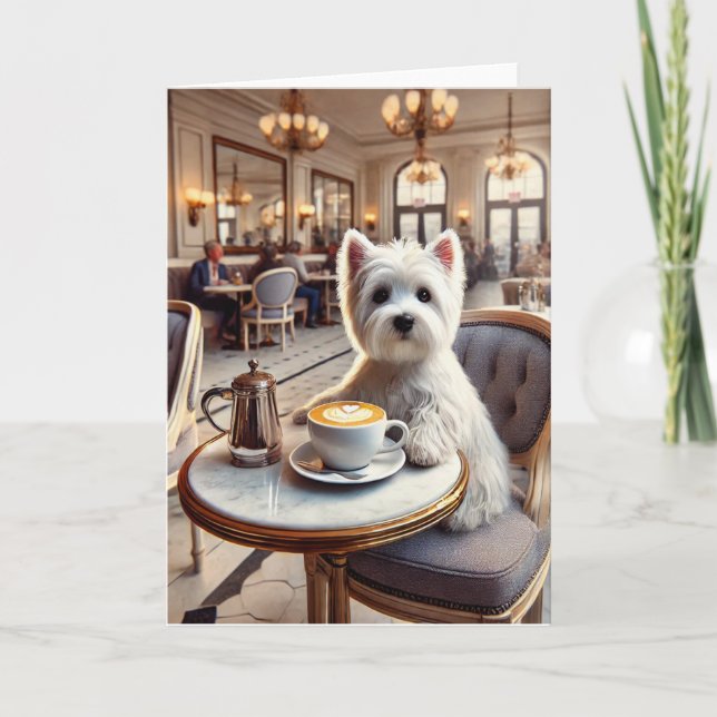 Westie-kort - Tomt insida Kort (Framsida)