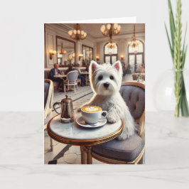 Westie-kort - Tomt insida Kort