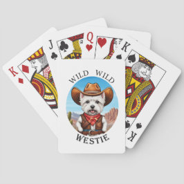 Westie-kort - Vild, vild Westie Casinokort