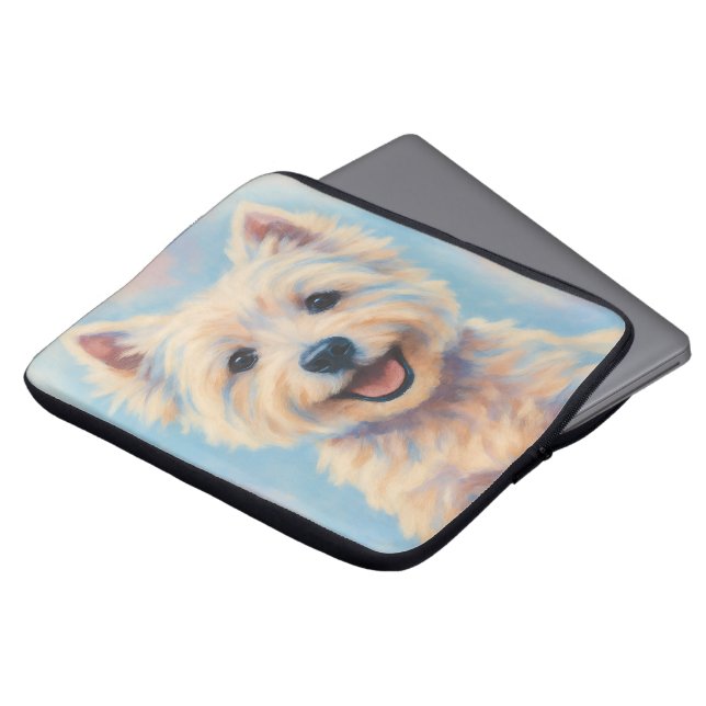 Westie Laptop sleeve (Framsida topp)