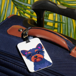 Westie Luggage tag Bagagebricka