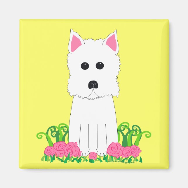 Westie Magnet (Framsidan)