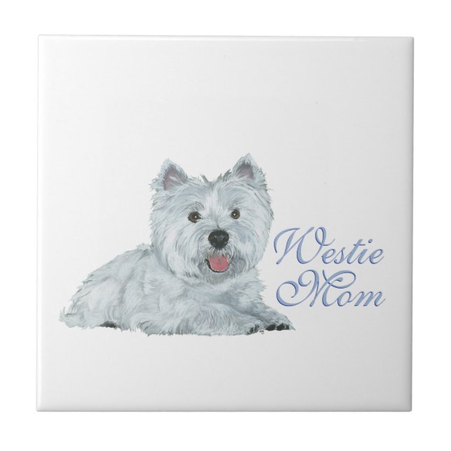 Westie Mamma Kakelplatta (Framsidan)