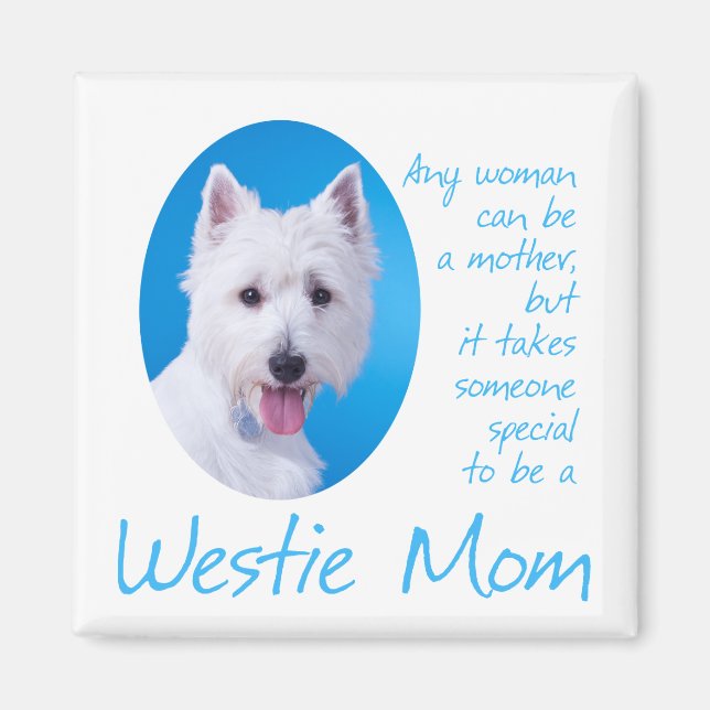 Westie Mamma Magnet (Framsidan)