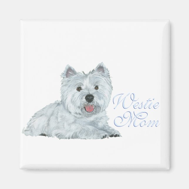 Westie Mamma Magnet (Framsidan)