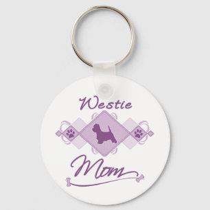 Westie mamma nyckelring