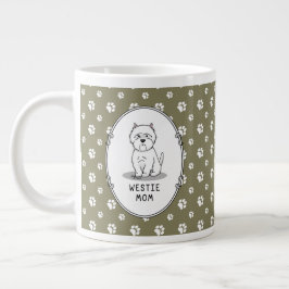 Westie Mamma - Väster Highland White Terrier Hund  Jumbo Mugg