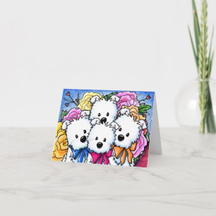 Westie Mors Dag Bouquet II Kort
