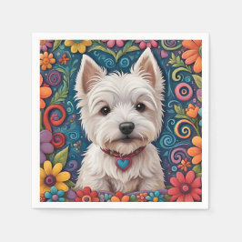 Westie napkins pappersservett